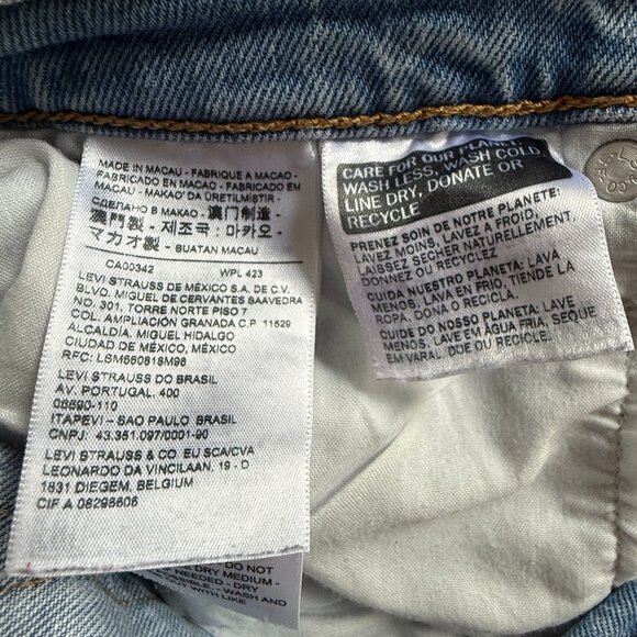 Levi's Premium Ribcage Straight Jeans - W size 31 - Picture 8 of 9